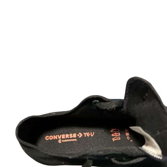 NWOT Converse Chuck Taylor All Star Black Canvas Sneaker Mens 8 Womens 10 - Picture 4 of 7